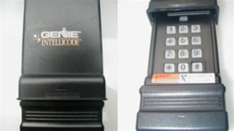 NOTE As a "panic" feature this keypad. . Programming a genie intellicode keypad